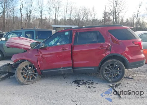 2018 Ford Explorer Xlt z USA, uszkodzony, nr VIN 1FM5K8D89JGC79497